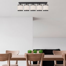 Opviq Way - 11641 Lámpara de araña Blanco y negro